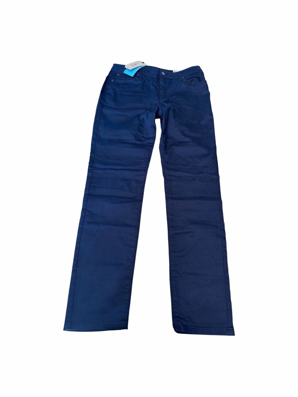 High Rise Stretch Travel Jeans Straight Leg Organic Women’s 12 Indie Blue prAna